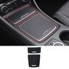 Glossy Black Center Console Panel Trim Cover For Benz A CLA GLA Class W176