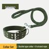 Adjustable Leather Dog Collar with Anti-Escape Double Buckle for Small, Medium, and Large Dogs