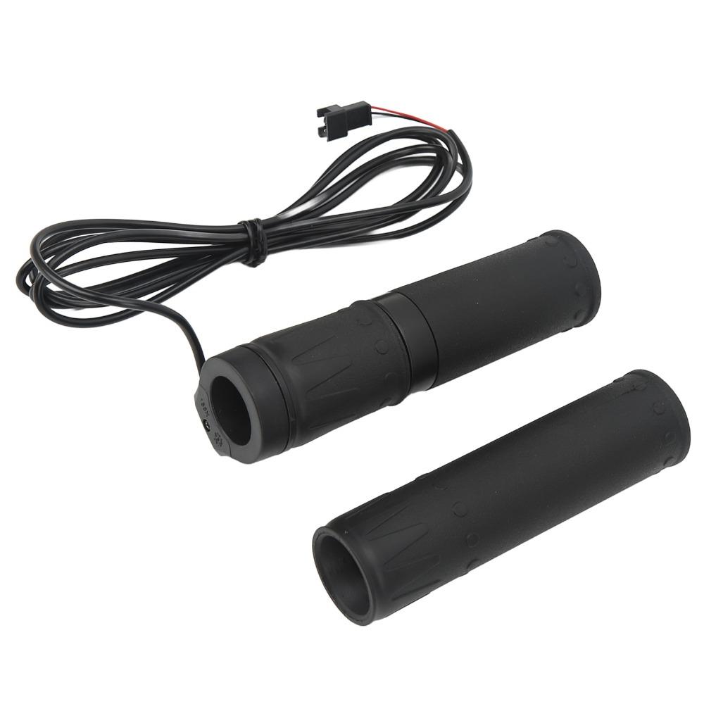 1 par 12-72V Elcykel Gasreglage Handtag Ebike Vridgas E Cykel Ombyggnad