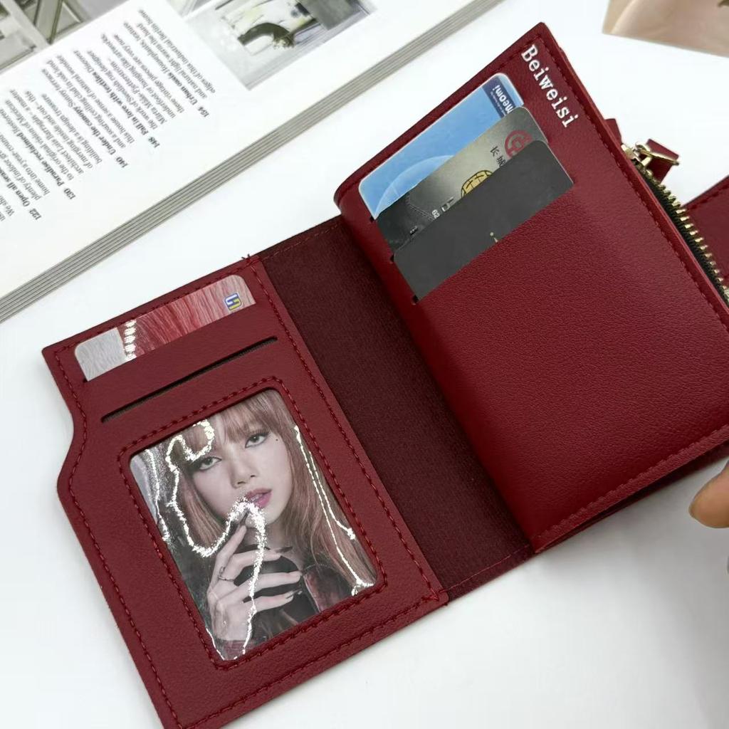 Women's Wallet Short Multifunctional Wallet Multi-Card Position Card Bag Women's Wallet