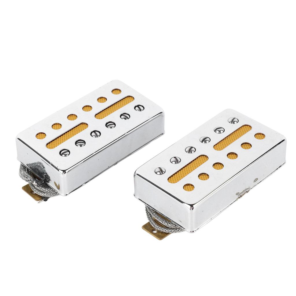 2 Sets Electric Guitar Pickup Single Coil Clear Sound 6 Holes Pickup Instrument Accessory for