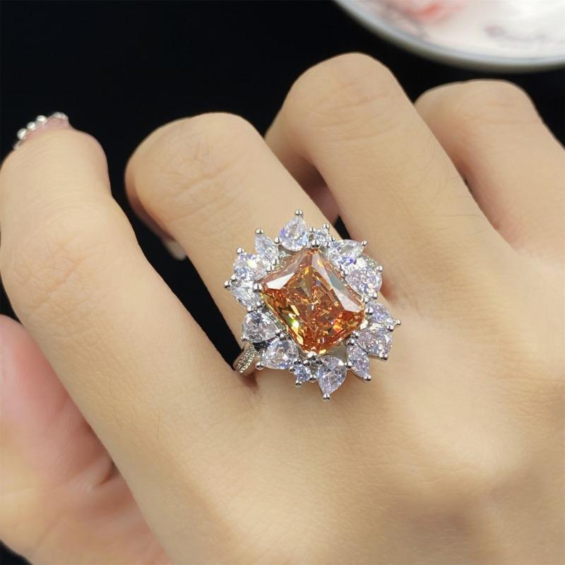 Sace Gems Klasický zirkonový prsten ze slitiny mědi Náušnice Přívěsek Náhrdelník Soupravy šperků Dárky na svatbu