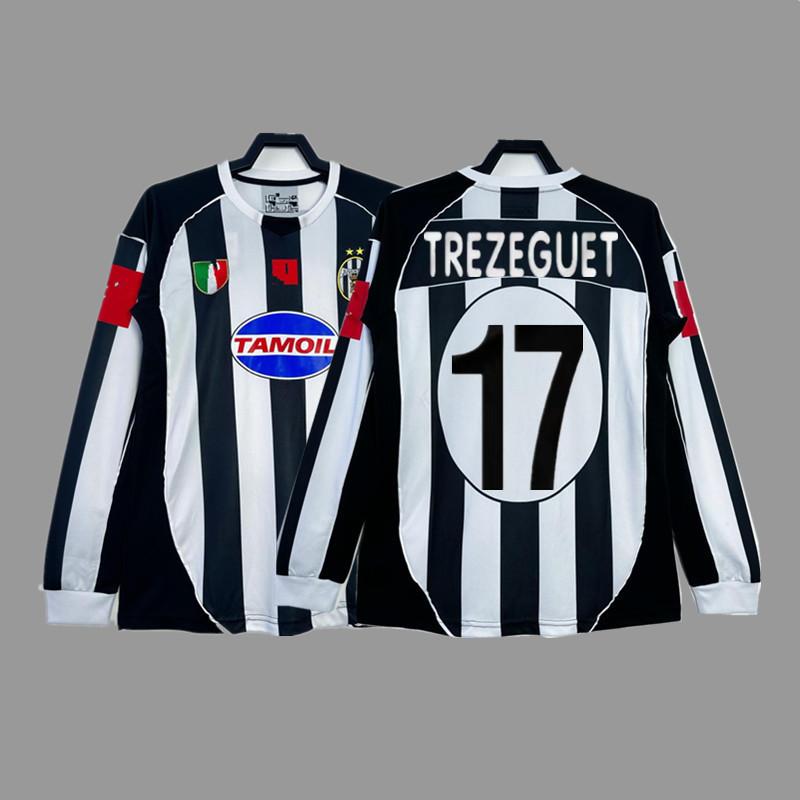 Vintage Jersey Football Jersey Juventus Piero Baggio Zidane Pirlo Buffon Nedved Tracksuit