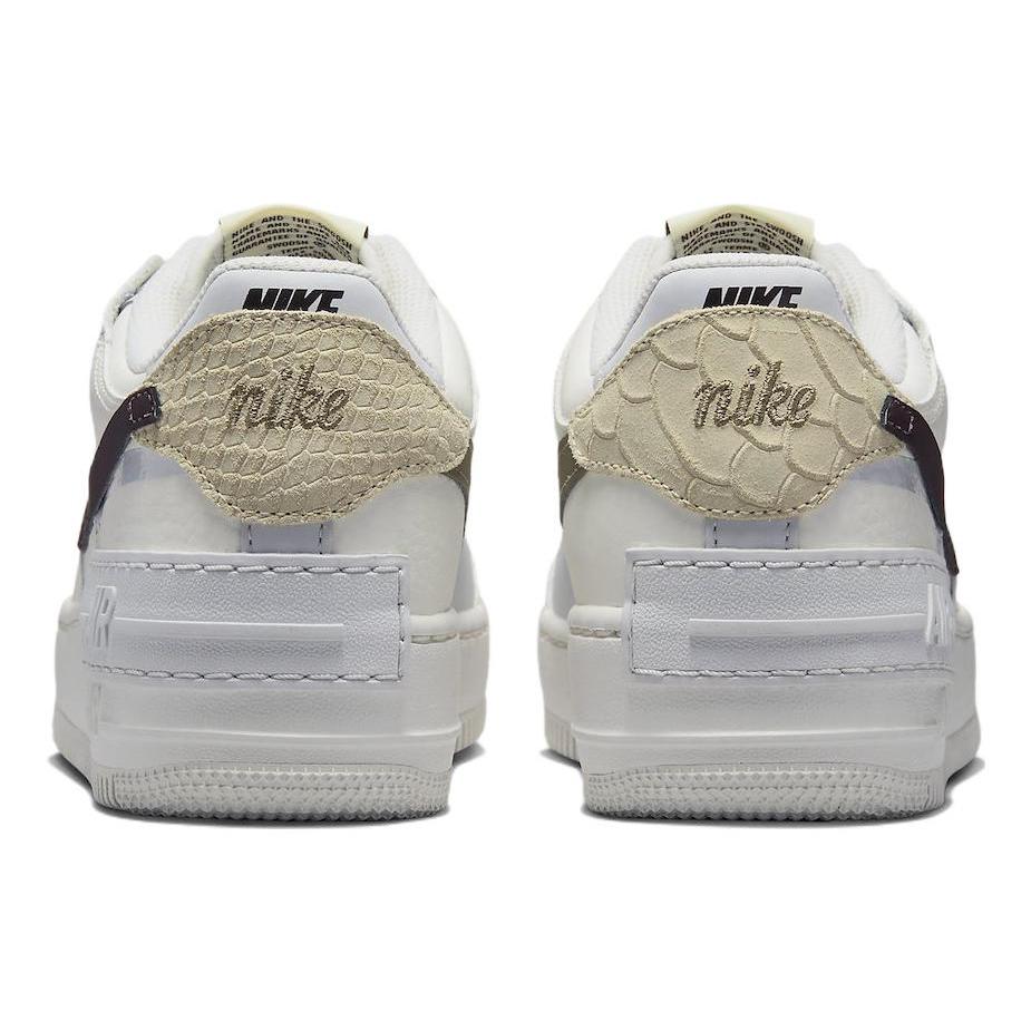 New Nike Air Force 1 Low Shadow Sail Earth Python Women's FD0804-100