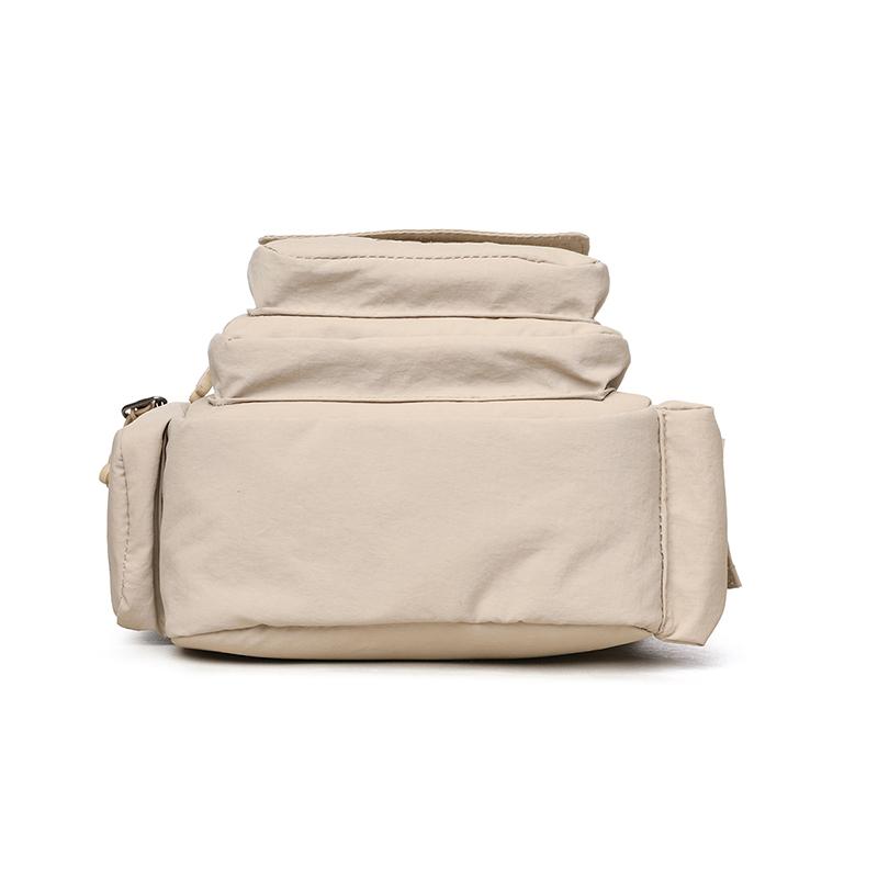 Sac Carré Petit en Nylon Imperméable Sac Léger pour Téléphone Portable pour Femmes Sac Bandoulière Commuter Multi-Poches