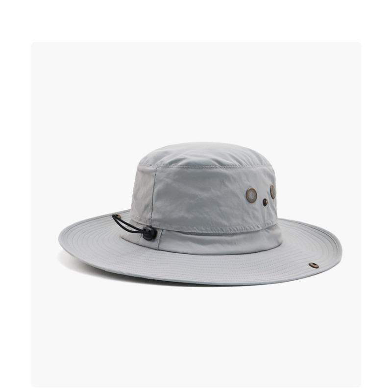 Hiking Bucket Hat Men and Women Summer Sunscreen Tooling Hat Breathable Outdoor Fishing Camping Cowboy Hat
