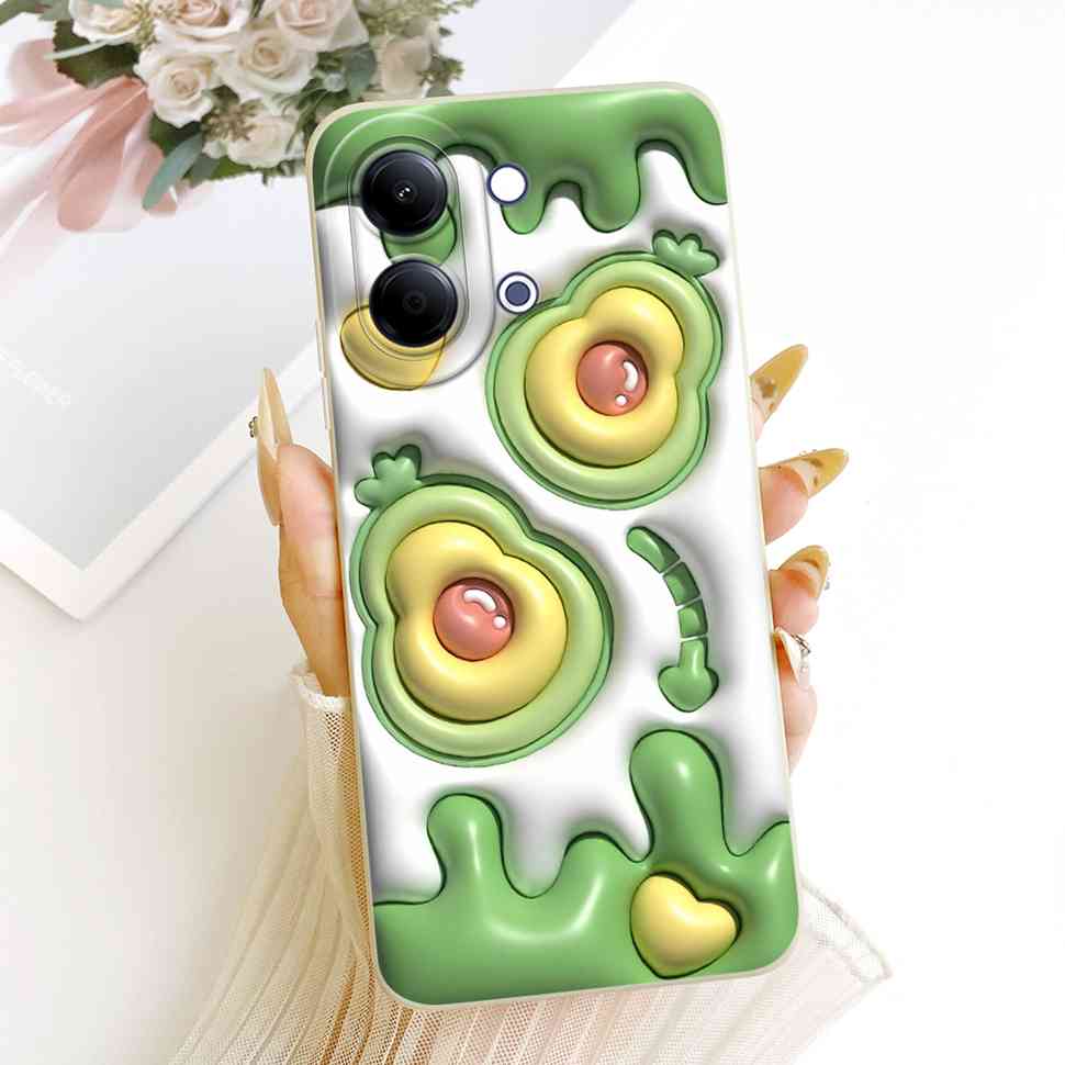 For Vivo Y05 4G 6.74" Case Silicone Back Cover Shockproof For Vivo Y11D VIVO Y05 4G Populairly Painted Butterflies Phone Cases