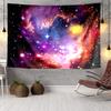 Cosmic Yin Yang Clock Tapestry Room Decoration Wall Hanging for Living Room Bedroom, dormitory, Birthday and Christmas gifts