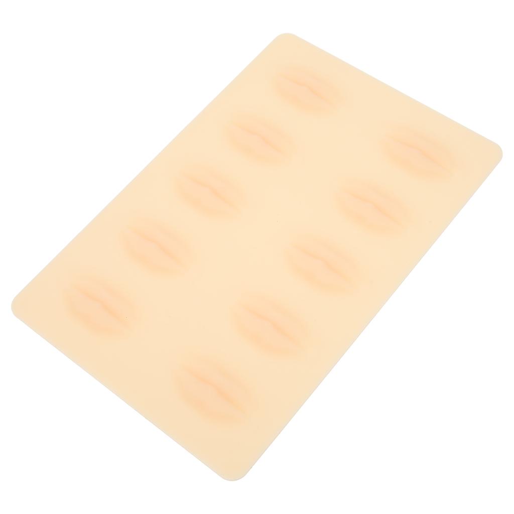 Silicone Makeup Lip Tattoo Practice Skin Microblading Practice Skin for Artists Beginners