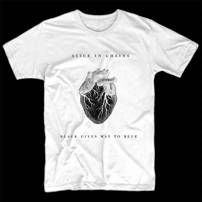 

Alice in Chains Black Gives Way to Blue V1 T shirt BLACK WHITE all sizes S-5XL 4XL