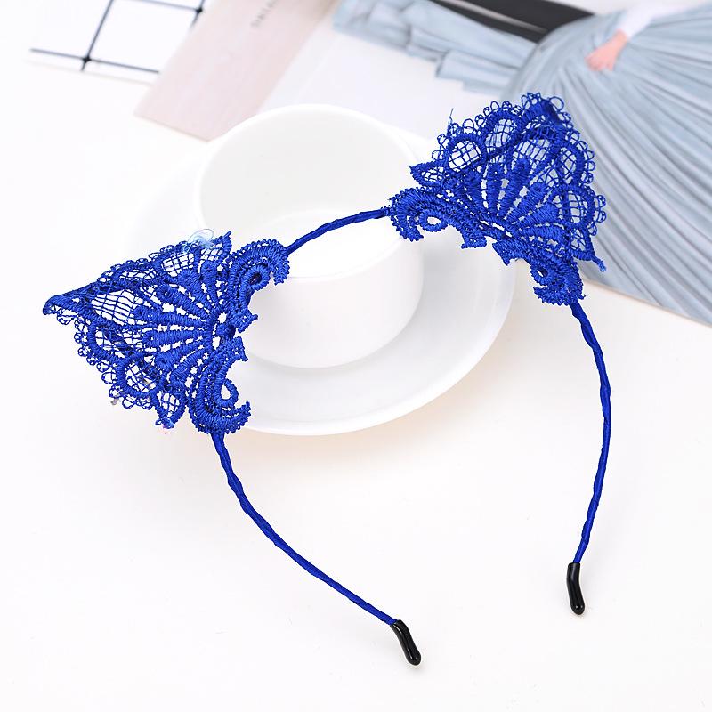 Lace Cat Ears & Rabbit Ears Women's Headband - Cute Face Washing Hair Accessory