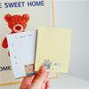 Korean Ins The Same Style Chubby Bear Checklist Sticky Note Book 2 Colors Optional Hand Account Sticker Paper Kawai Stationery