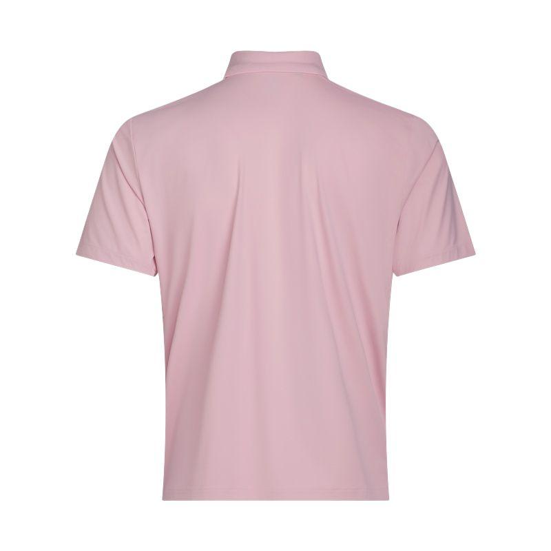 Under Armour Drive Chill Outdoor Sports Series Logo Golf Durable Breathable Short Sleeve Polo Shirt Men Polo Shirts Deep-Pink 1389596-647