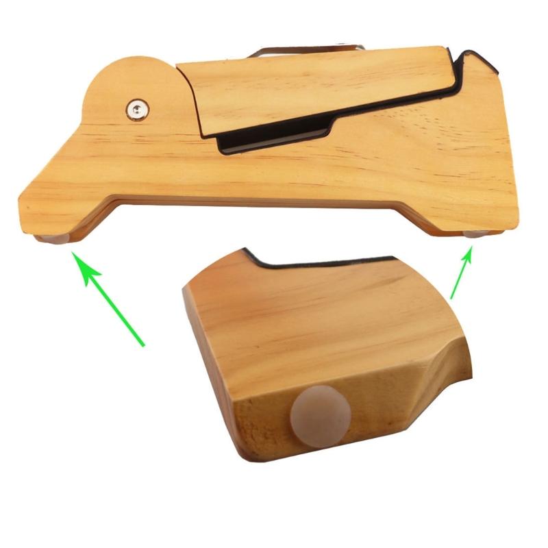 Wooden A-Frames Adjustable Floor Guitar Holder Universal Folding Guitar Bass Floor Stand Stable Instrument Stand