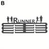 Elegant Metal Medal Display Shelf 9 Wall Hanging Options for Home Office Race Mementos Decor Gift
