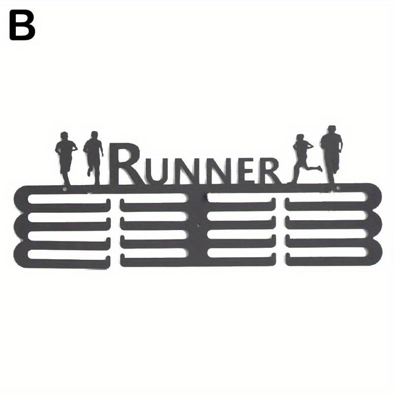 Elegant Metal Medal Display Shelf 9 Wall Hanging Options for Home Office Race Mementos Decor Gift