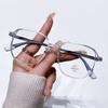Ultra Light Large Frame Reading Glasses  Square Frame Presbyopia Glasses Clear Lens Blue Light Blocking Eye Protection Glasses