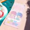 Sa Cute L-Little Twin Stars Cartoon Towel Quick Dry Soft Yoga Swimming Fitness Mountain Climbing Large Beach Towels