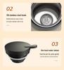Panda Thermos Flask: Large Capacity Glass Liner for Tea Steeping at Home or Office