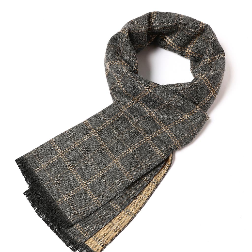 Autumn And Winter Cashmere Scarf Fashion Outing Men's Business Scarf Popular Windproof Sand Shawl New Print 180*30cm Neck Scarf