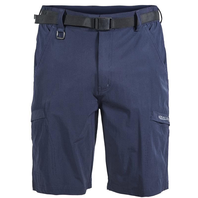 Men's Multi Pocket Quick Drying Shorts, Training Pants, Oversized Casual, Four Sided Elastic, Quick Drying Hiking Pants