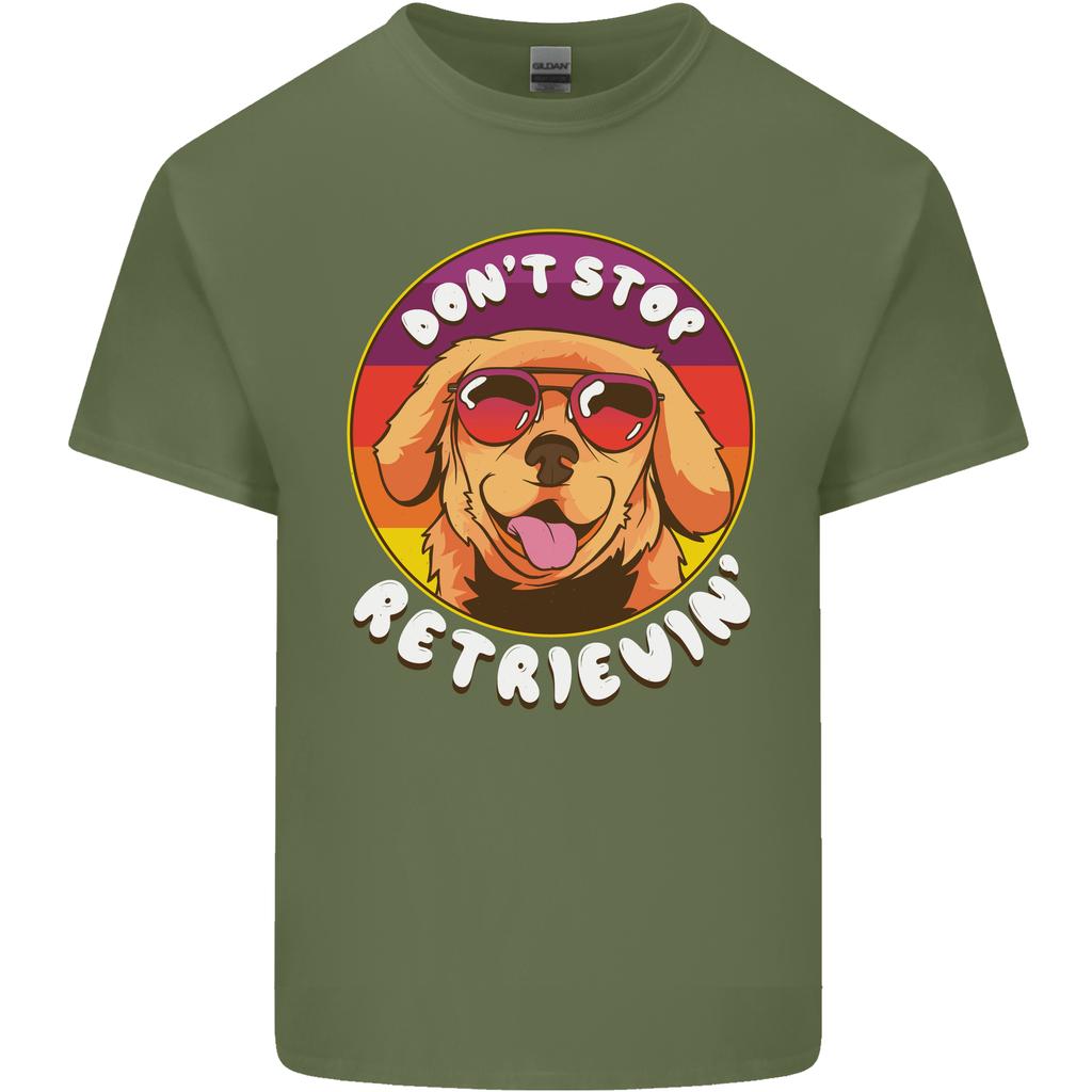 Dont Stop Retrieving Funny Golden Retriever Unisexs Light Cotton TShirt