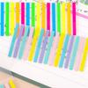 Translucent Notes Sticker Book Stamping Book Scrapbooking Flag Sticker Colorful Memo Sticker Self Adhesive Index Tab Reading Aid