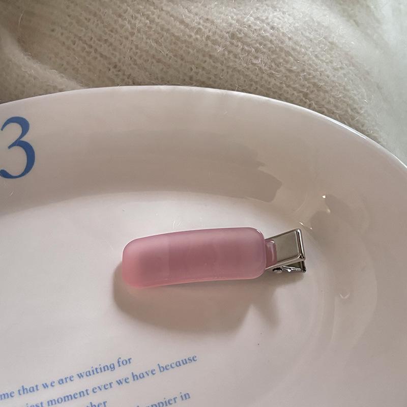 

Strawberry Ice Cream Plaid Hair Clip - Versatile Acetate Bangs & Side Clip for Sweet Girls