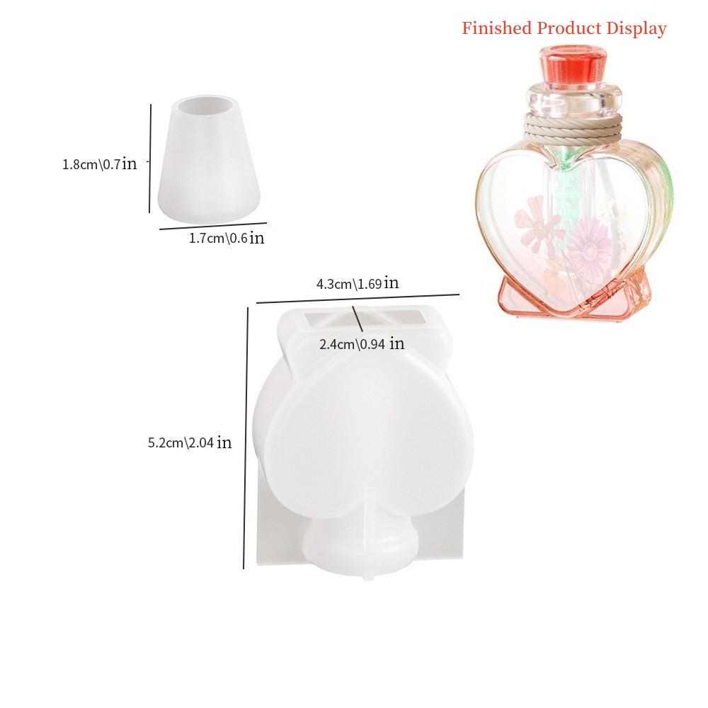7 ks/šarže DIY Křišťálová Epoxidová Láhev s Písečným Efektem Silikonová Forma Malé Noční Lampičky Láhve AromaRelax Láhve s Tekutým Pískem Forma Pro Výrobu Pryskyřice