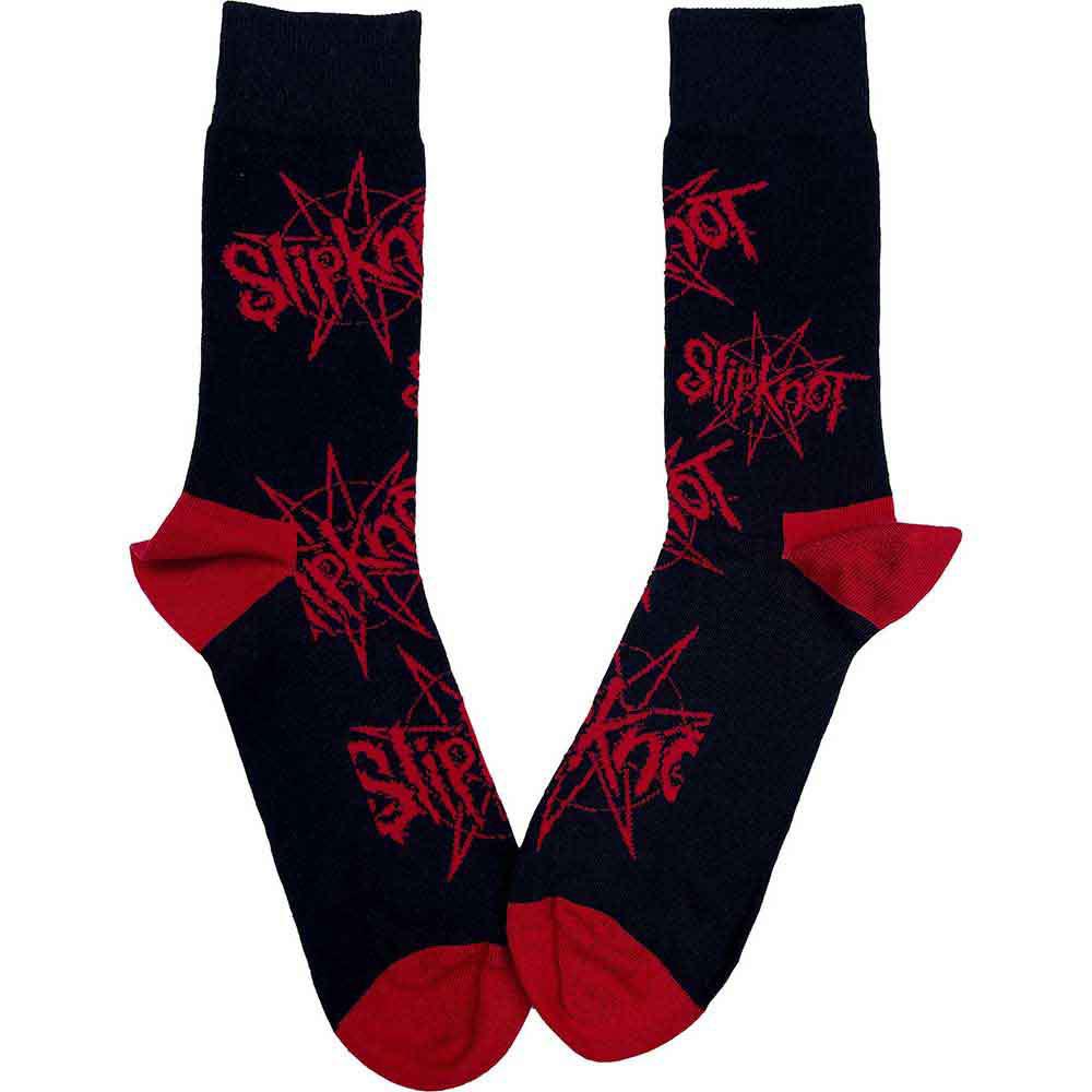 Slipknot Unisexowe Skarpetki do Kostki z Logo Nomogram dla Dorosłych