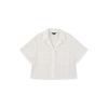 LAP Pocket Collar Crop Shirt Ar2Wb561