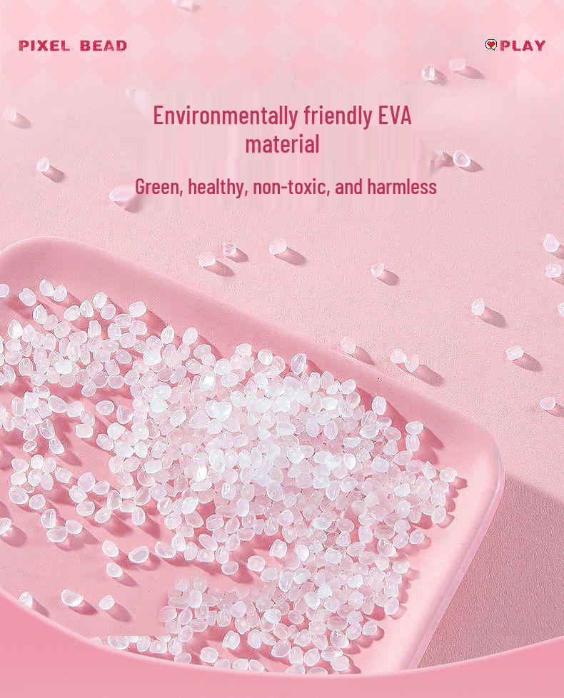 264-Color Fuse Beads 2.6mm, 1kg Pack - Safe & Eco-Friendly Refill