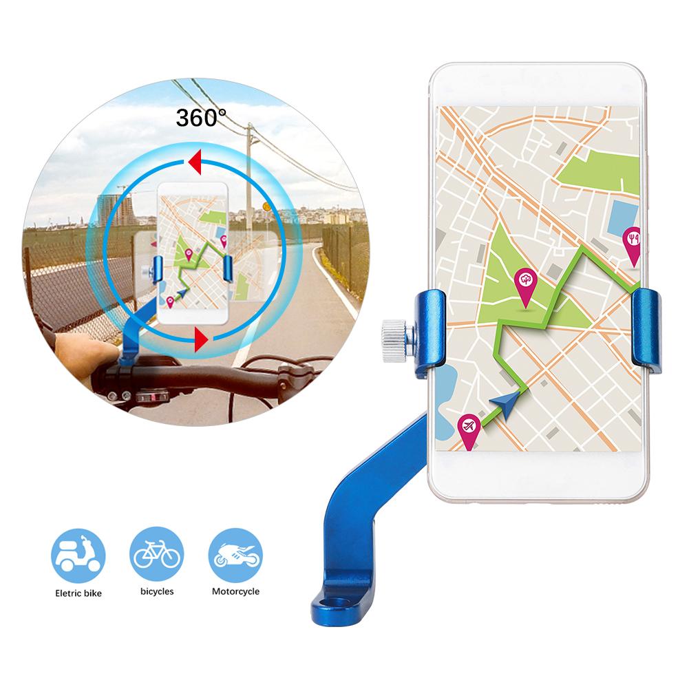 Aluminiumlegierung Motorrad Handyhalter Stoßfest Fahrrad Lenker Handy Ständer Halterung
