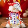 Vestiti Cosplay da Clown Carini per Cani Medi, Grandi Tuta Morbida Abbigliamento Cappotto Spesso Maglione Pigiama Invernale