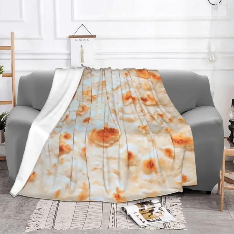 E Dekoration Tortilla Lavash Plaid tragbare super weiche Decken für Heimreisen Bettwäsche wirft