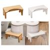 Banqueta de Madeira para Vaso Sanitário, Apoio para os Pés Multifuncional para Agachar no Vaso Sanitário, Banheiro, Escadinha Banquinho para Vaso Sanitário para Idosos Adultos Crianças