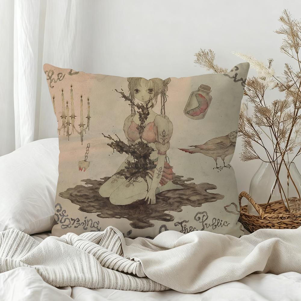 Singer M-Melanie Martinez Hades New Pillow Case Sofa Living Room Bedroom Headboard Backrest Square Cushion Nap Time