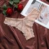 Low Waist Women Lace Flower Briefs Cotton Crotch Floral Underpants Lace Thong Panties  Underwear