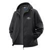 Men's Retro Hooded Thin Ice Silk Sun Protection Jacket - Summer Outdoor Loose-Fit Plus Size