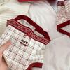 Lucky Girl Soft Hip-Wrapping Women's Underwear - Smooth, Skin-Friendly Ankara Red Triangle Panties