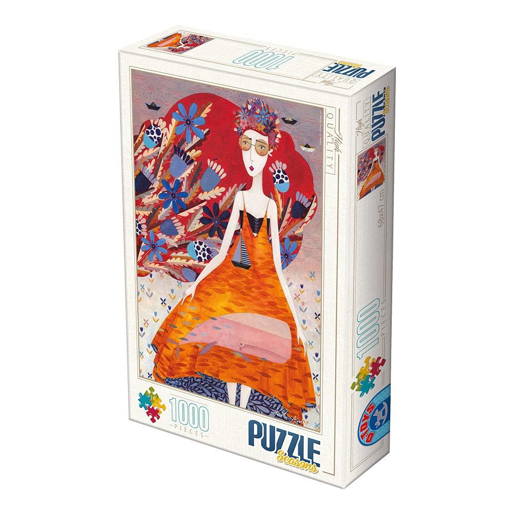 

Пазл из 1000 деталей Andrea Summer D-Toys 74102-KA02 Kürti Seasons, 47×68 см