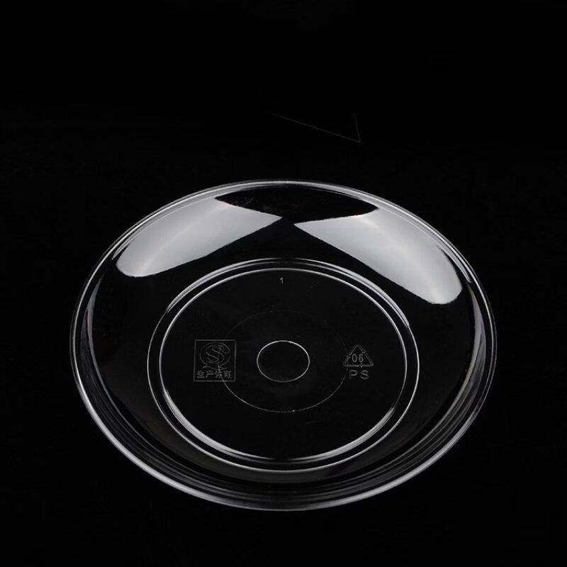 ZISIZ Disposable Crystal-Look Round Side Plates