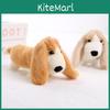Portachiavi Peluche Basset Hound con Imbottitura in Cotone PP per Regalo e Decorazione Borsa
