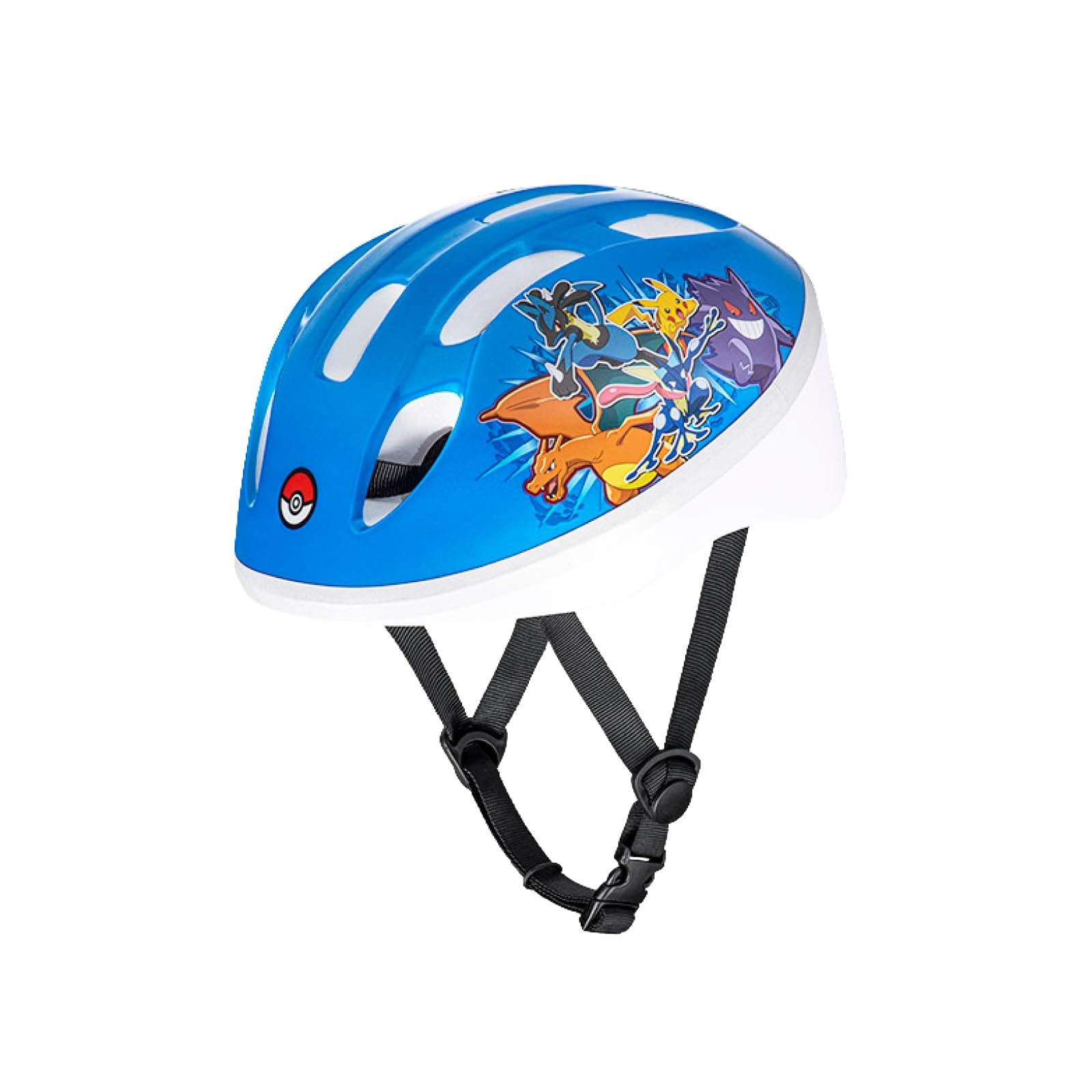 

Ides Kids Helmet S Pokemon SG Standard Passed Bicycle Dial Adjustment Retroreflective [Official] 53-57cm Children s синий