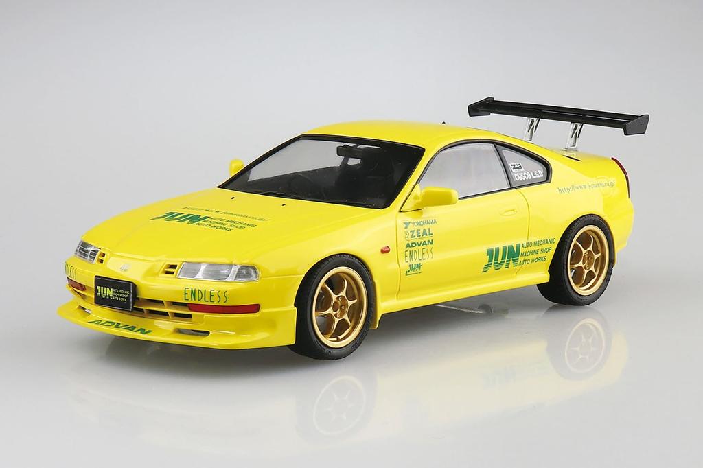 Aoshima Bunka Kyozai 1/24 The Tuned Car Series No.73 Honda JUN Auto Mechanic BB1 Prelude '91 Plastic Model Kit (Automobile)
