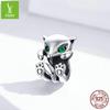 Korean Style S925 Sterling Silver Cute Fox Bead Accessory
