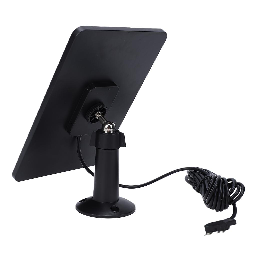 6W Solar Panel for Ring Video Doorbell 3 3 Plus 4 with Built In Voltage Regulator IP65 360 Degrees Adjustable Mount