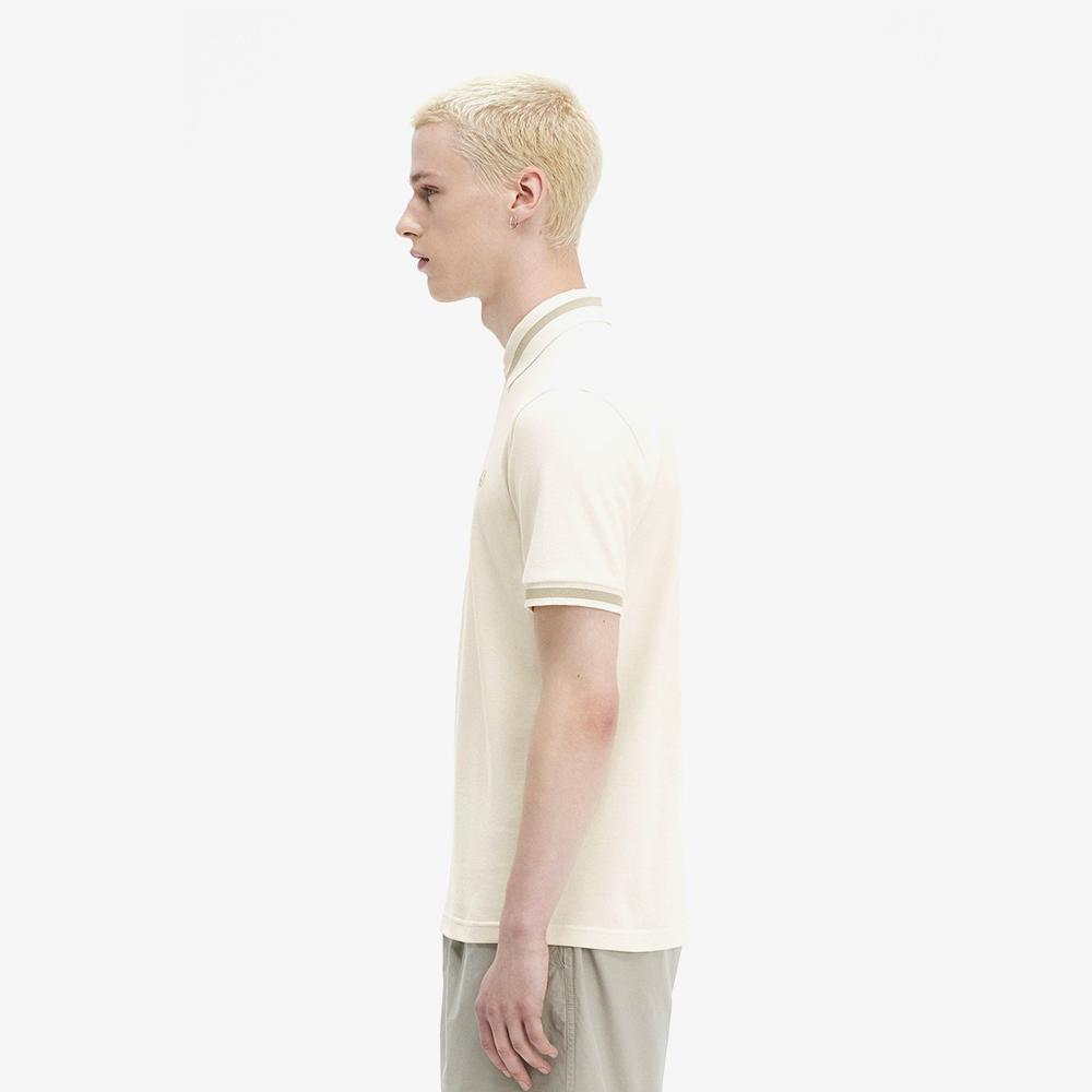 Fred Perry [M2] Single Tip Fred Perry Shirt - Ecru/Oatmeal Afpm2410002-U82