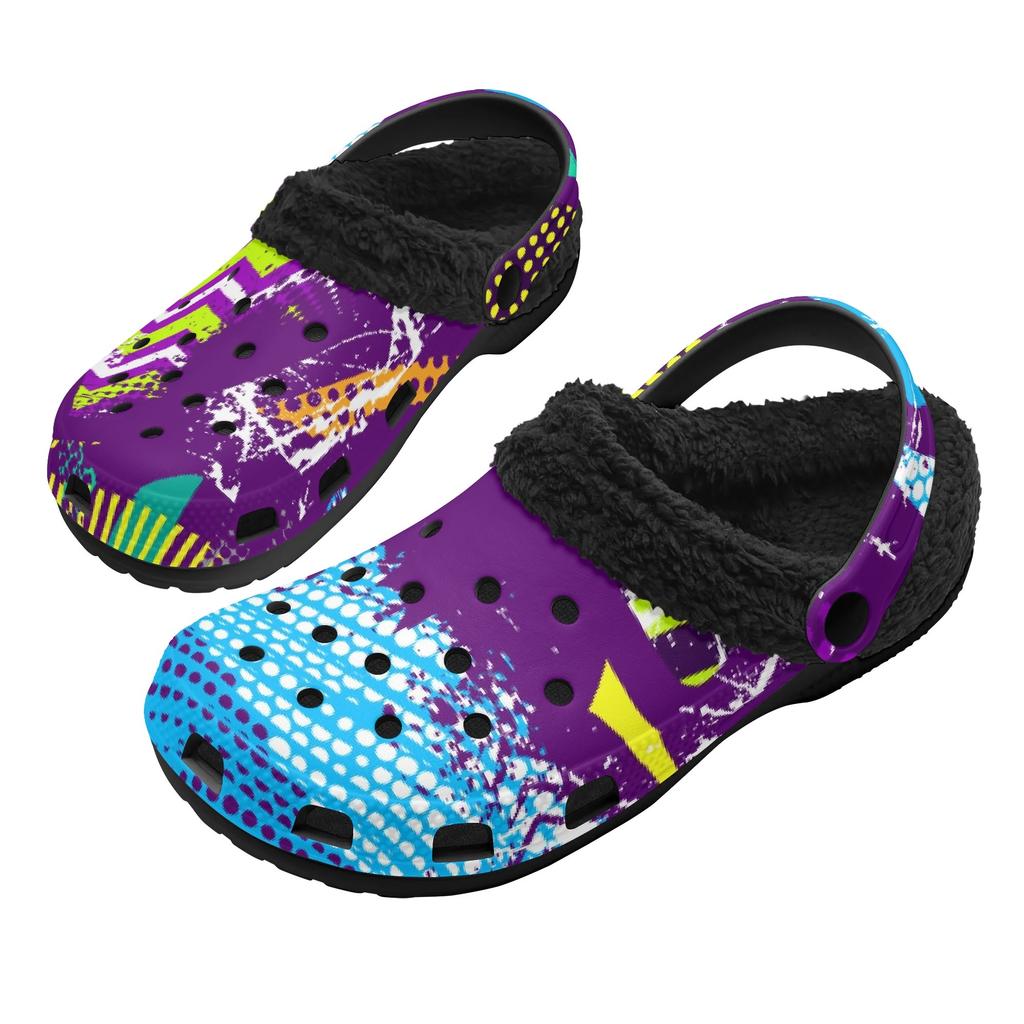 1 Pair Warm EVA Soft Lined Clogs For Men Women Cozy Slip On Winter Comfort Shoes Lightweight Indoor Outdoor Wear