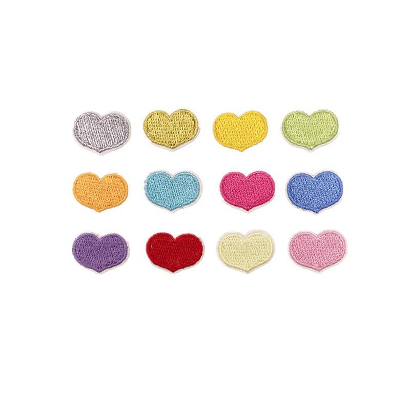 Na Yang Heart Embroidery Self-Adhesive Patch for DIY Clothing and Decoration